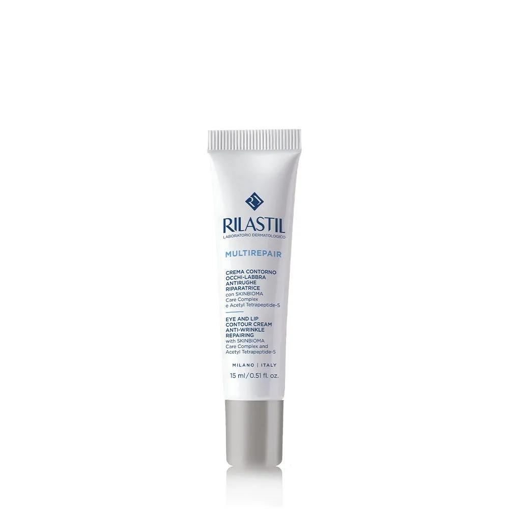 Rilastil Multirepair Crema Contorno Occhi e Labbra Antirughe Riparatrice 15 ml