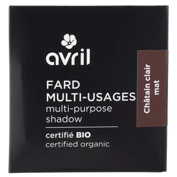 Avril Yeux Fard Multi-Usages Châtain Clair Mat Bio 2,5g