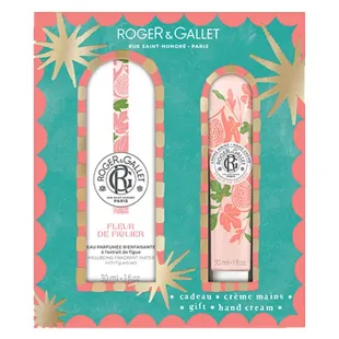 Roger&Gallet Cofanetto Acqua Profumata Benefica al Fiore di Fico 30 ml + Crema Mani 30 ml