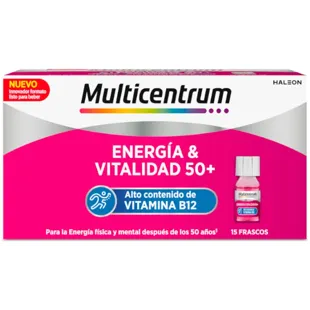 Multicentrum Energy and Vitality 50+ 15 Bottles