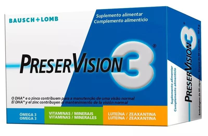 Bausch Lomb & PréserVision 3 60 gélules