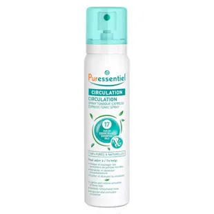 Spray tonificante per la circolazione Puressentiel con 17 oli essenziali 100 ml