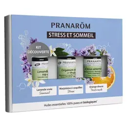 Pranarom Huile Essentielle Coffret Stress & Sommeil Bio