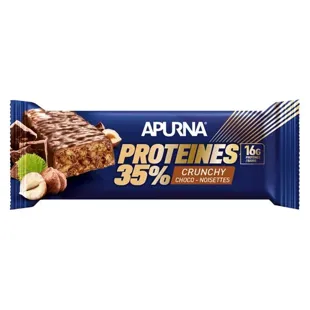 Apurna Barretta Iperproteica Crunchy Cioccolato Nocciola 45g