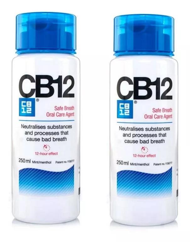CB12 Solução contra a halitose 2x250 ml Menta 