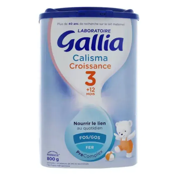 Crecimiento de Gallia 3 edad 800g de leche
