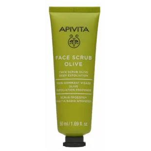 Apivita Tiefenpeeling-Gesichtscreme mit Olivenöl 50ml