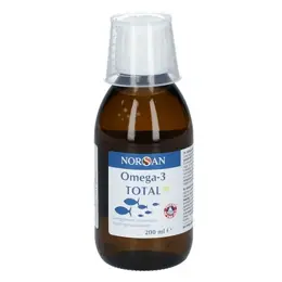 Norsan Omega-3 Total Citron 2000mg Huile de Poisson 200ml