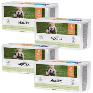 Moltex Pure&amp;Nature Diapers Size 3 Midi (4-10 Kg) 4x56 units