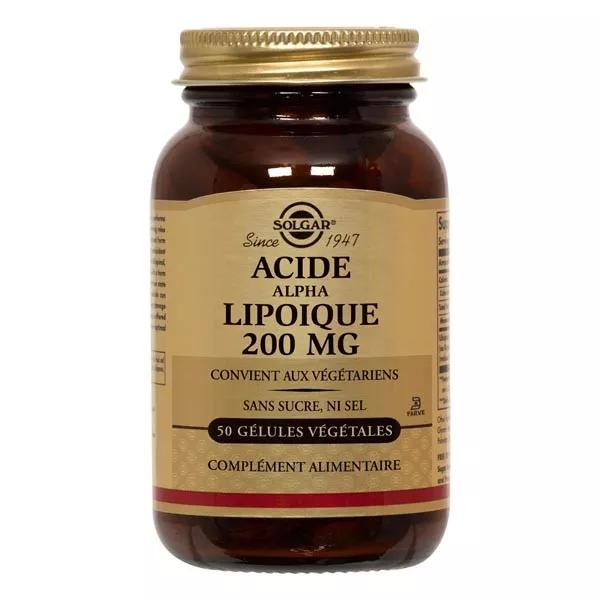 Solgar cido alfa lipoico 200 mg - 50 cpsulas vegetales