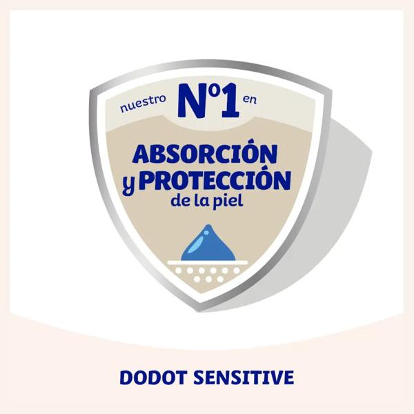 Dodot Sensitive Extra Diapers Size 3+ 7-11Kg 60Uds