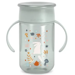 Suavinex Wonderland 360 Cup Anti-Spill and Anti-Drip Green +12m 340 ml