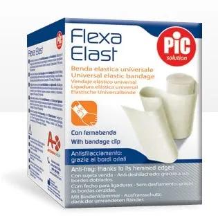 Pic Flexa Elast Benda Elastica Bianca 6 cm x 4 , 5 m con Fustella