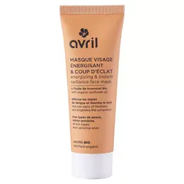 Avril Soin du Visage Masque Énergisant & Coup d'Éclat Bio 50ml