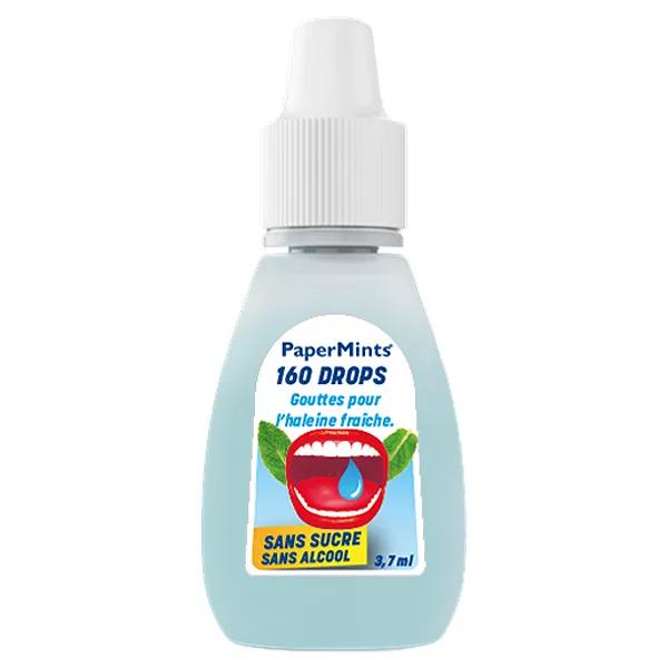PaperMints 160 Fresh Breath Drops 3.5ml