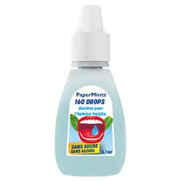 PaperMints 160 Drops Haleine Fraîche 3,5ml