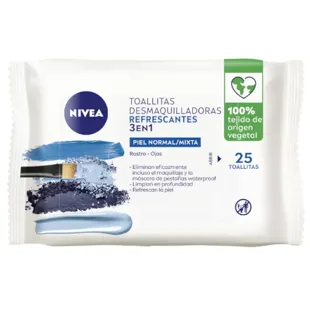 Verfrissende Make-up Remover Doekjes Nivea 40Uds