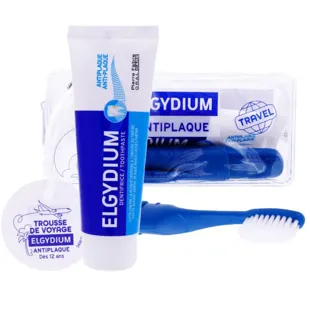 Elgydium Adult Travel Kit 1 BAD + dentifricio antiplacca 50ml