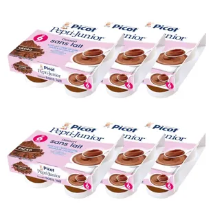 Picot Il mio primo dessert al cacao senza latticini +6 mesi 4 x 100 g - Confezione da 6