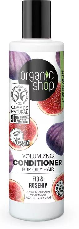 Organic Shop Condicionador Volumen Cabelo Óleoso Figo e Rosa Mosqueta 280 ml