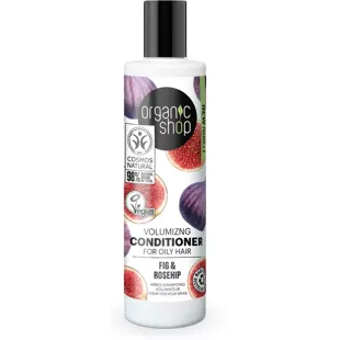 Organic Shop Volume Conditioner Oily Hair Fig and Rosehip 280 ml