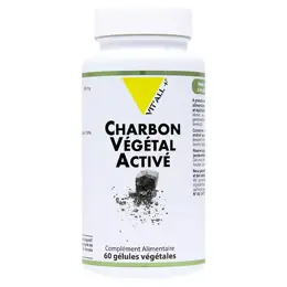 Vit'all+ Charbon Végétal Activé 60 gélules végétales