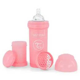 Twistshake Biberon Anti-Colique Rose Pastel +2m 260ml