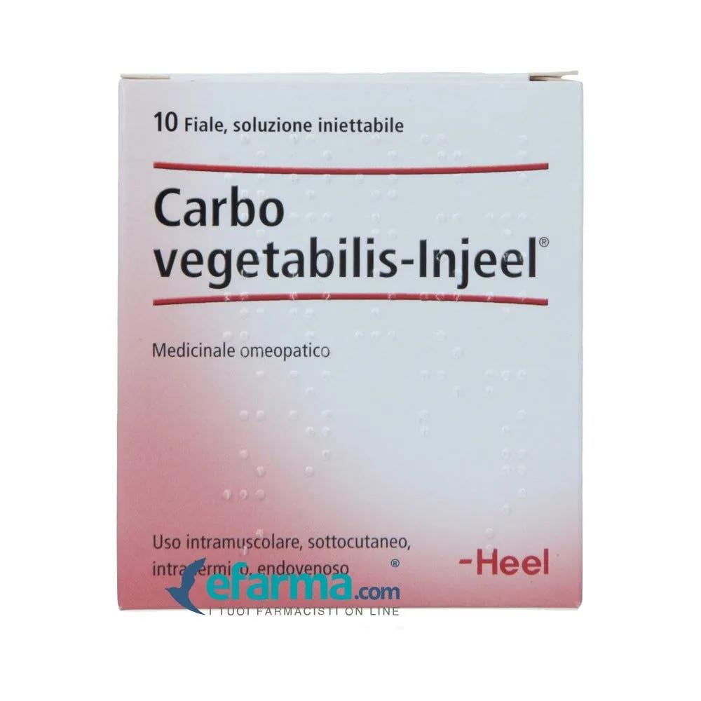 Guna Heel Carbo Vegetabilis-Injeel Medicinale Omeopatico 10 Fiale