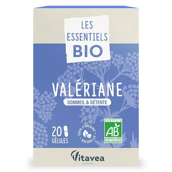 Nutrisanté Vitavea Les Nutri'Sentiels Organic Valerian 20 capsules