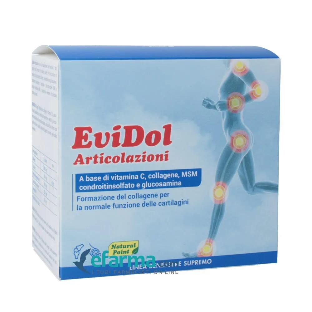 Natural Point Evidol Articolazioni Integratore per Collagene 30 Bustine