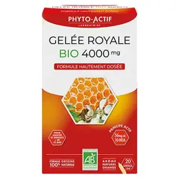 Phyto-Actif Vitalité Ampoules Gelée Royale Bio 300g