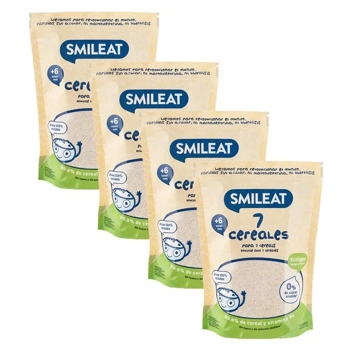 Smileat, Papilla ecológica de 7 cereales para bebé