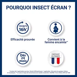 Insect Ecran Anti-Moustiques Guêpes et Frelons Spray Répulsif 100ml