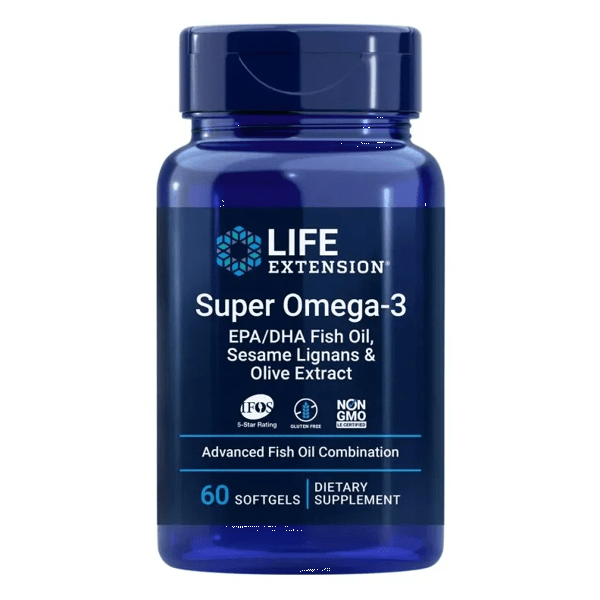 Life Extension Super Omega-3 60 Cápsulas Blandas