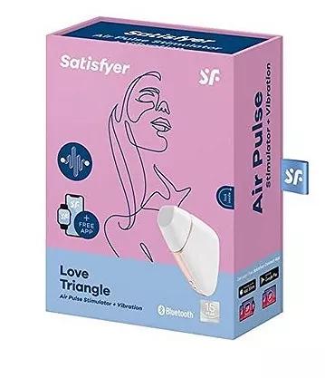 Satisfyer Love Triangle Branco + App Grátis