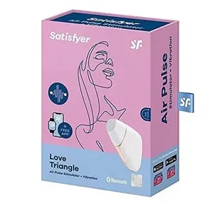 Satisfyer Love Triangle White + Free App