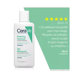 CeraVe Nettoyants Gel Moussant Visage 88ml