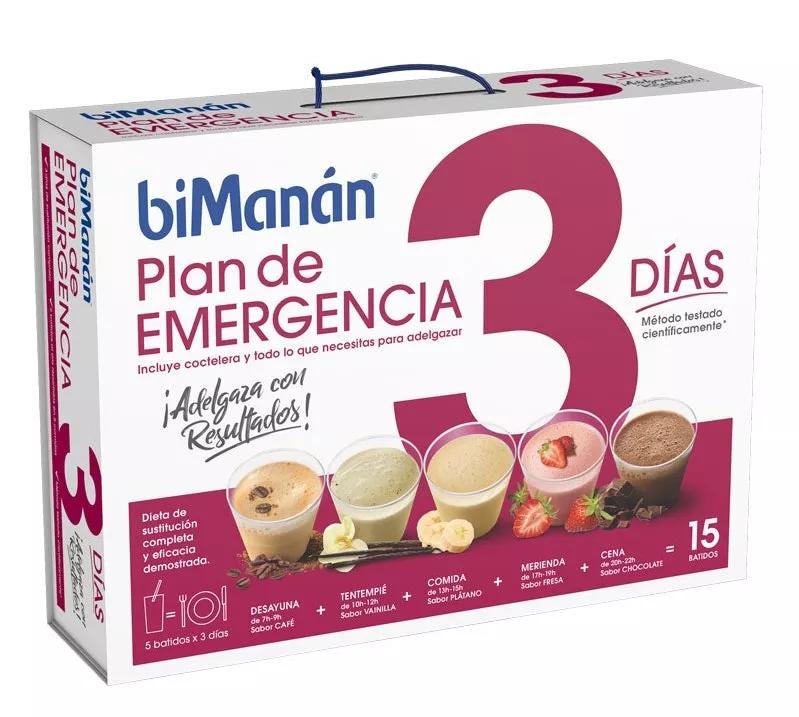 Bimanán Plan Emergencia 3 Dias