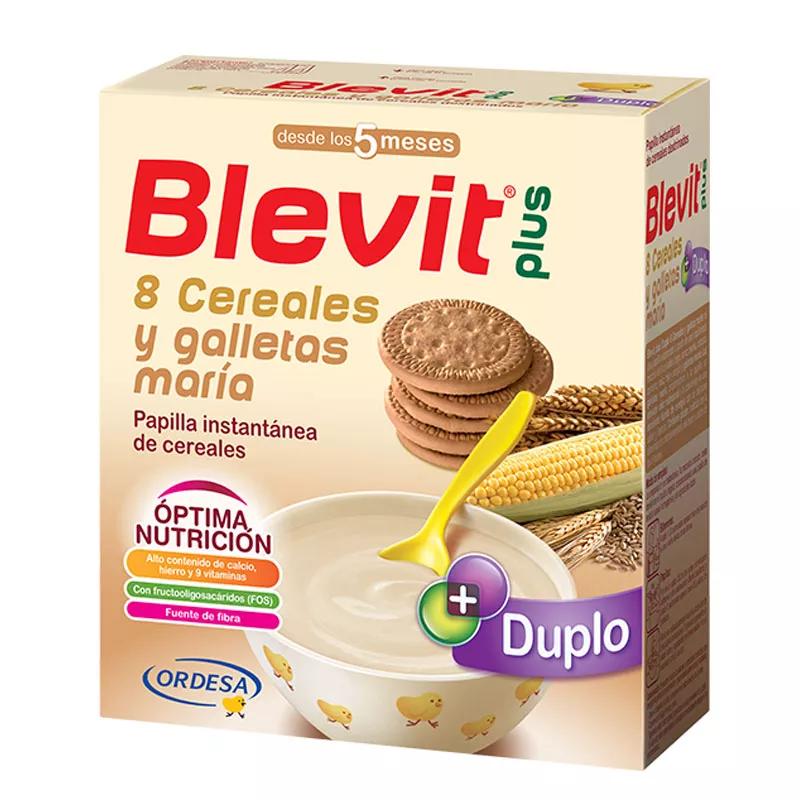 Blevit Plus  8 Cereales y Galletas María 2x300 gr