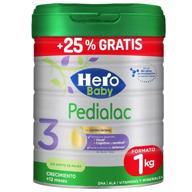 Hero Baby Pedialac Leche Crecimiento 3 800g + 25% GRATIS