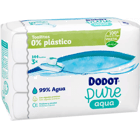 DODOT TOALLITAS BEBE AQUA PURE 48 UDS. 0% PLASTICO ENVASE - Drolim