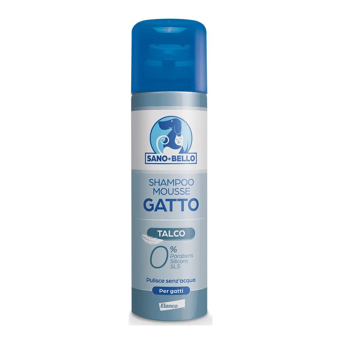 Sano&Bello Shampoo Mousse A Secco Per Gatti 200 ml