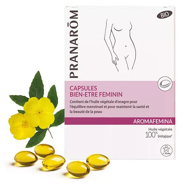 Pranarom Aromafemina Bien Etre Féminin Onagre Bio 30 capsules