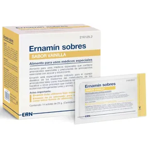 Ernamín Vanilla 14 Sachets
