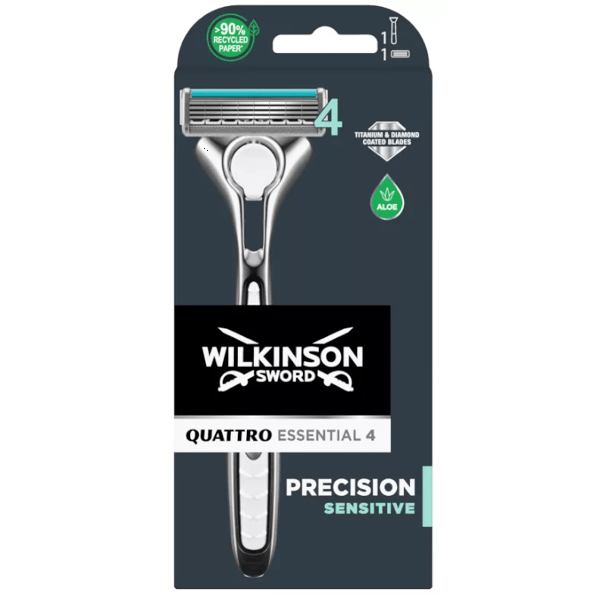 Wilkinson Sword Quattro Titanium Gevoelig scheermes