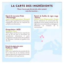 Nutri&Co Formule Jambes Légères et Circulation Brevetée 60 gélules Vegan