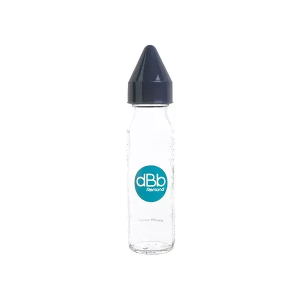dBb Remond Biberon Régul'Air Bicchiere Blu Marino 0-4 mesi 240ml