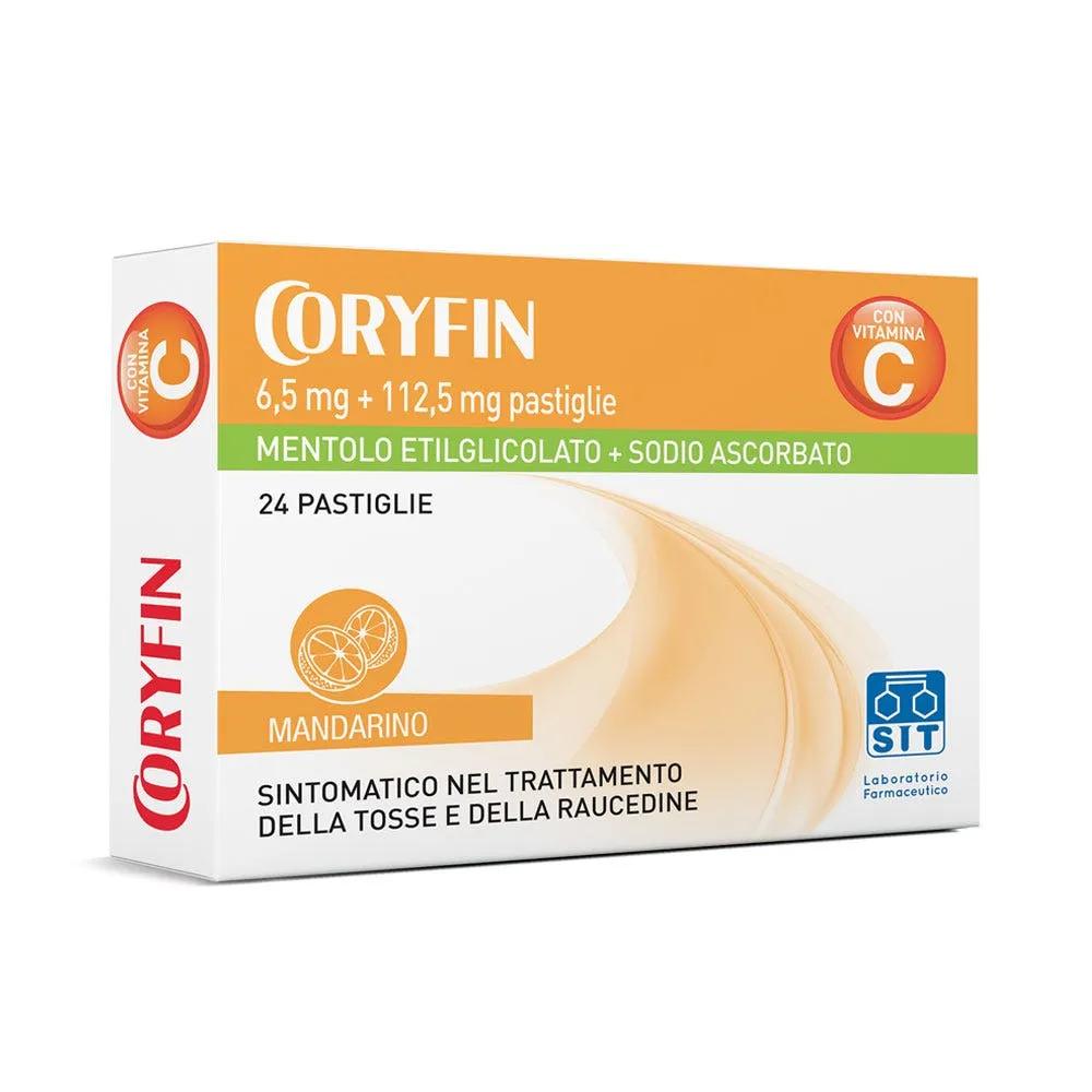 Coryfin C 100 Vitamina C 6,5mg + 112,5mg Tosse 24 Caramelle