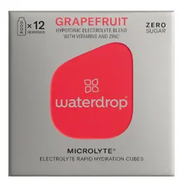 Waterdrop Microlyte Sport et Hydratation Saveur Pamplemousse 12 Cubes Pour Eau