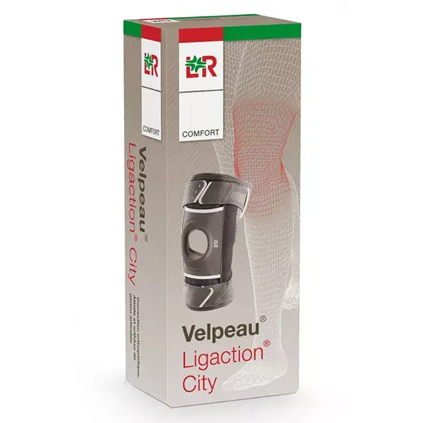 Velpeau Ligaction City Comfort Genouillère Taille 3 Taupe
